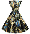 Vintage Elegant Retro Prangende Kjole