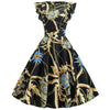 Vintage Elegant Retro Prangende Kjole