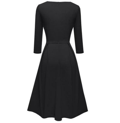 60 70 Tallet Svart Kjole