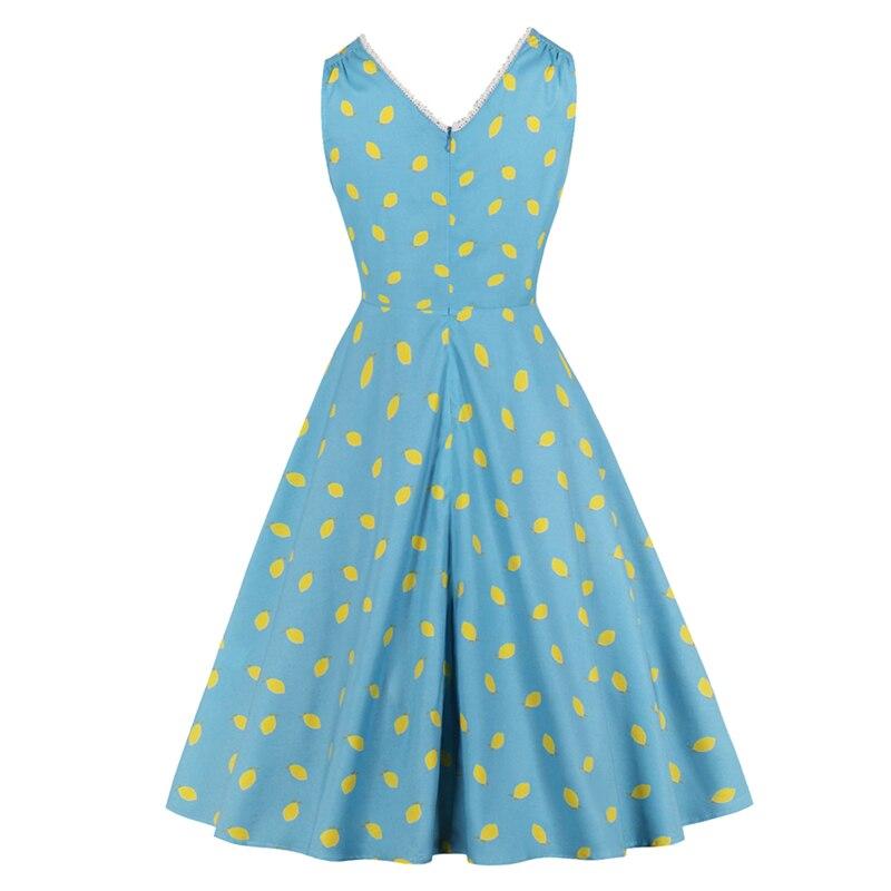 Vintage Kjole Med Blondekrage