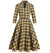Vintage Kjole Med Bred Hals