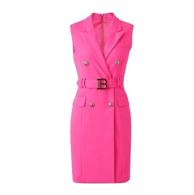 Vintage 40-Talls Blyantkjole Fuschia