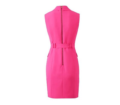 Vintage 40-Talls Blyantkjole Fuschia