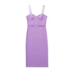 Vintage 40-Talls Blyantkjole Lavendel