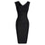 Vintage Chic Pencil Dress Black