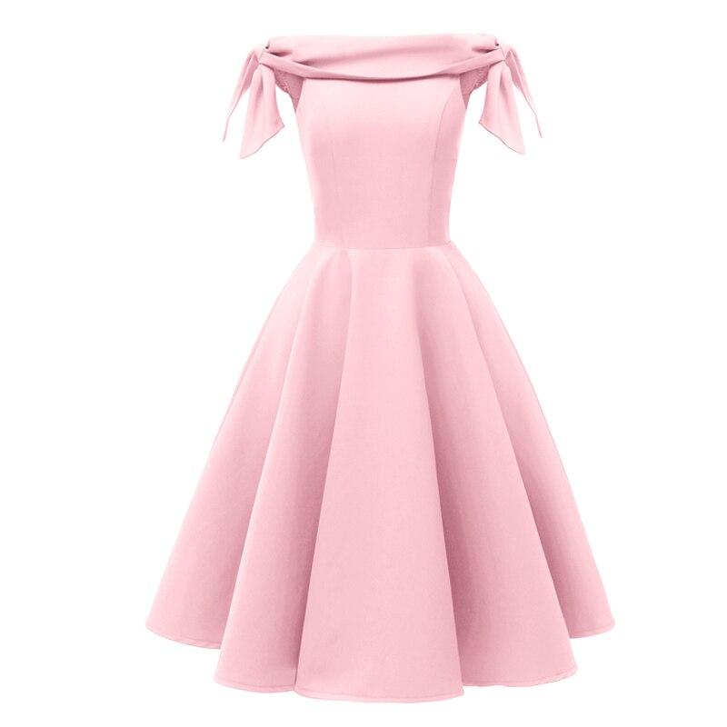 Vintage Rosa Aftenkjole
