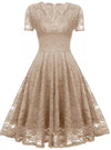 Vintage Beige Stuepikekjole