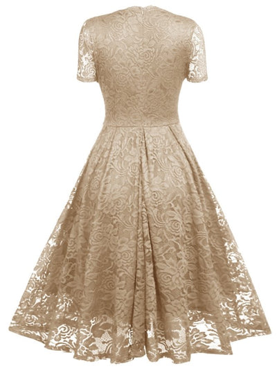 Vintage Beige Stuepikekjole