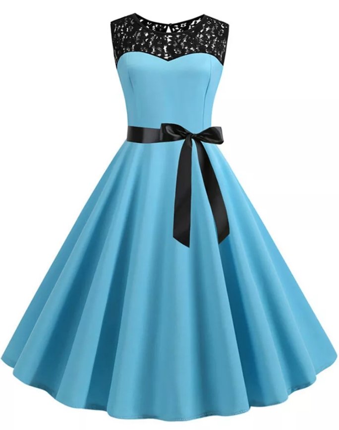 Vintage Pastell Maid Dress