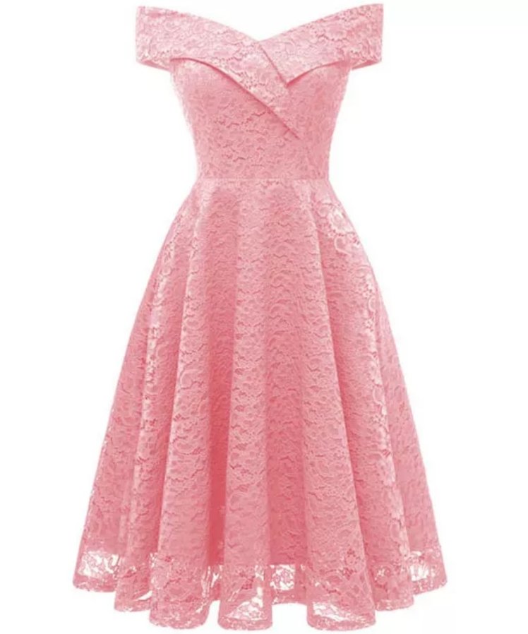 Vintage Rosa Stuepikekjole