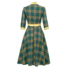 Vintage Grønn Eleganse Kjole