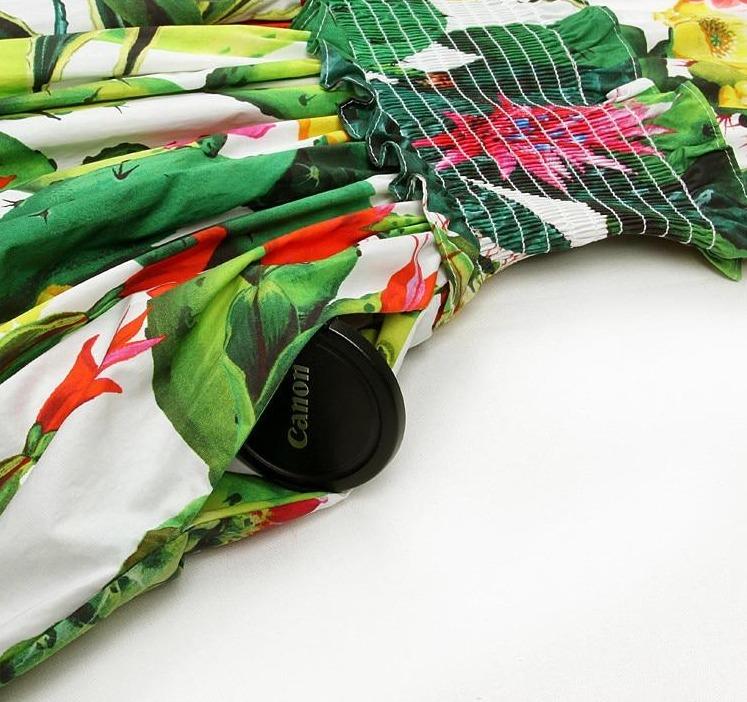 Vintage Bomullskjole For Kvinner