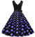 Vintage Damekjole Lilla Polka Prikker