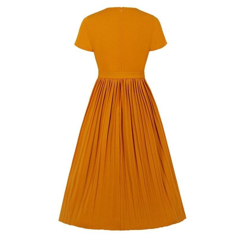 Vintage Ingefær Kjole