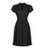 Vintage Plus Size 50s Kjole Svart