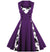 Vintage Plus Size 60-Talls Lilla Kjole