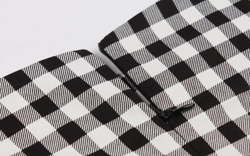 60-Talls Gingham Check-Kjole