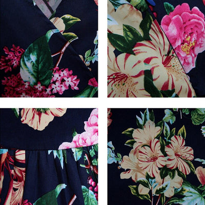 Vintage Plus Size Blomsterkjole