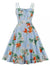 Vintage Kjole Plus Size Nature Tusenfryd