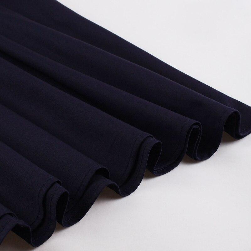 Plus Size 50s Blå Kjole