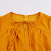 Orange Plus Size Vintage Kjole