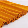 Orange Plus Size Vintage Kjole