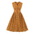 Aprikos Plus Size Vintage Kjole