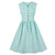 Vintage Kjole Plus Size Pastell Sky
