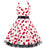 Vintage Plus Size Rockabilly Dress Cherry