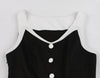 Vintage Hepburn Kjole Svart