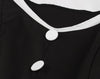 Vintage Hepburn Kjole Svart