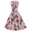 Vintage Hepburn Rosa Kjole