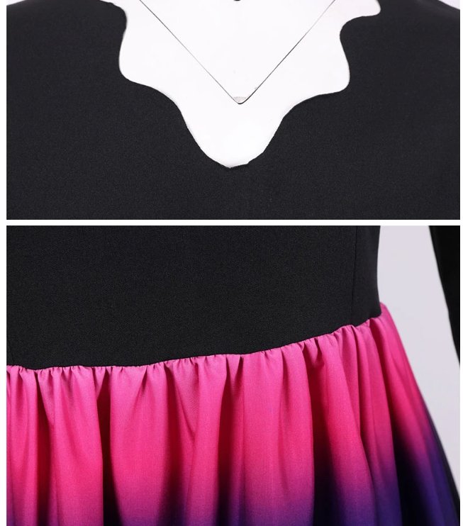 Vintage Vinterhimmel Julekjole