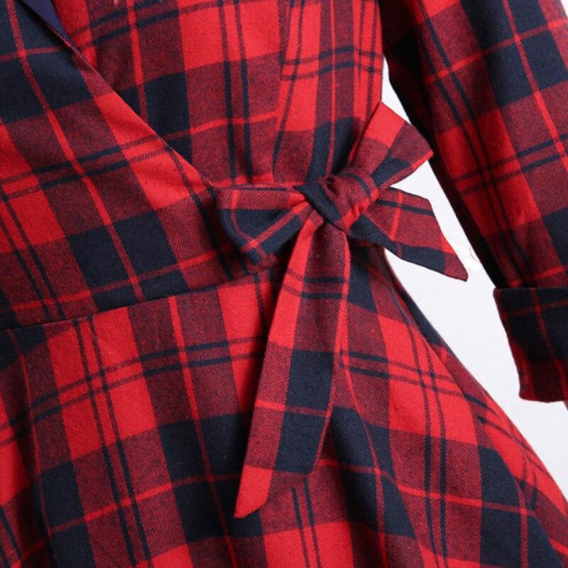 Vintage Vinter Bomullskjole