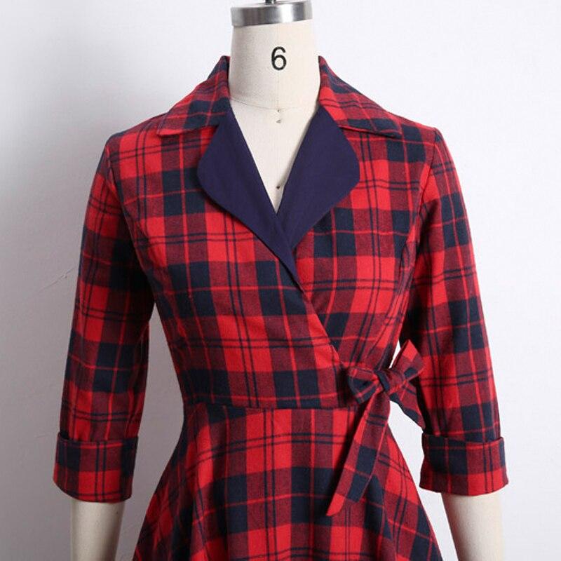 Vintage Vinter Bomullskjole