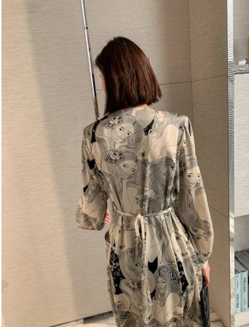 Vintage Grå Brudekjole