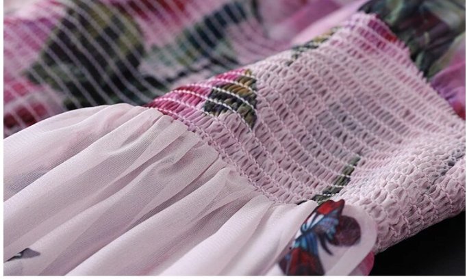 Vintage Rosa Brudekjole