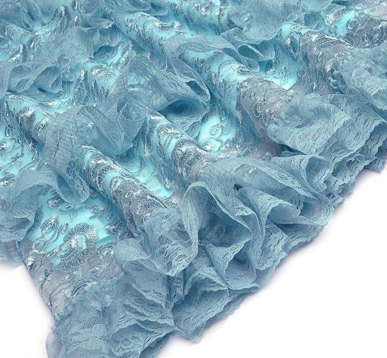 Vintage Blå Brudekjole