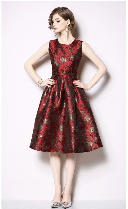 Vintage Lilla Dagskjole