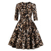 Vintage Leopardkjole