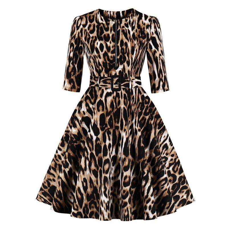 Vintage Leopardkjole