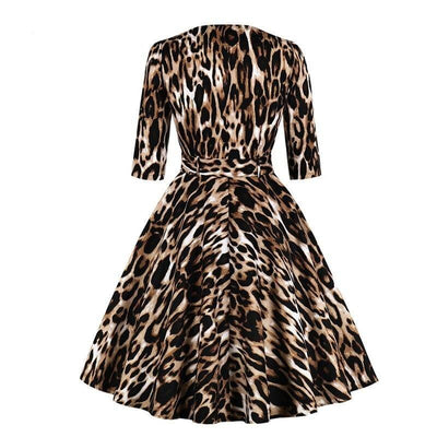 Vintage Leopardkjole