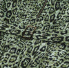 Vintage Grønn Leopardkjole