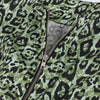 Vintage Grønn Leopardkjole