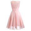 Vintage Lang Kjole 50-Talls Rosa