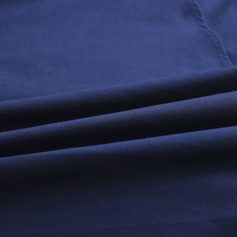 Vintage Langermet Marineblå Kjole