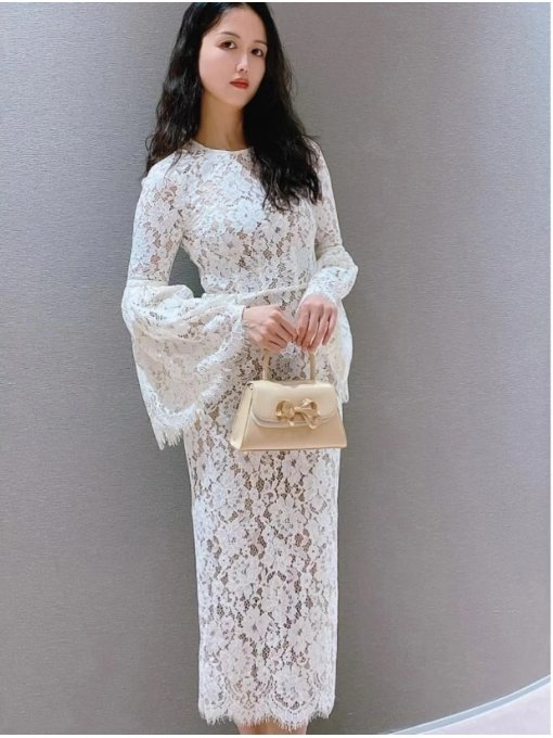 Vintage Sivil Brudekjole