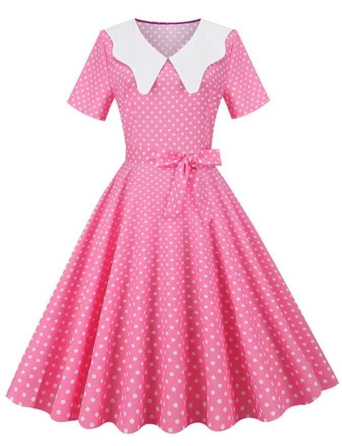 Vintage Rosa Brudekjole