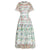 Hvit Moderne Vintage Kjole