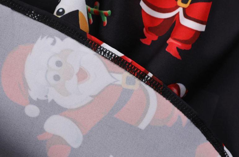 Plus Size Vintage Julekjole Svart